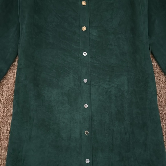 Vintage Ports International Dress Faux Suede - Picture 4 of 15